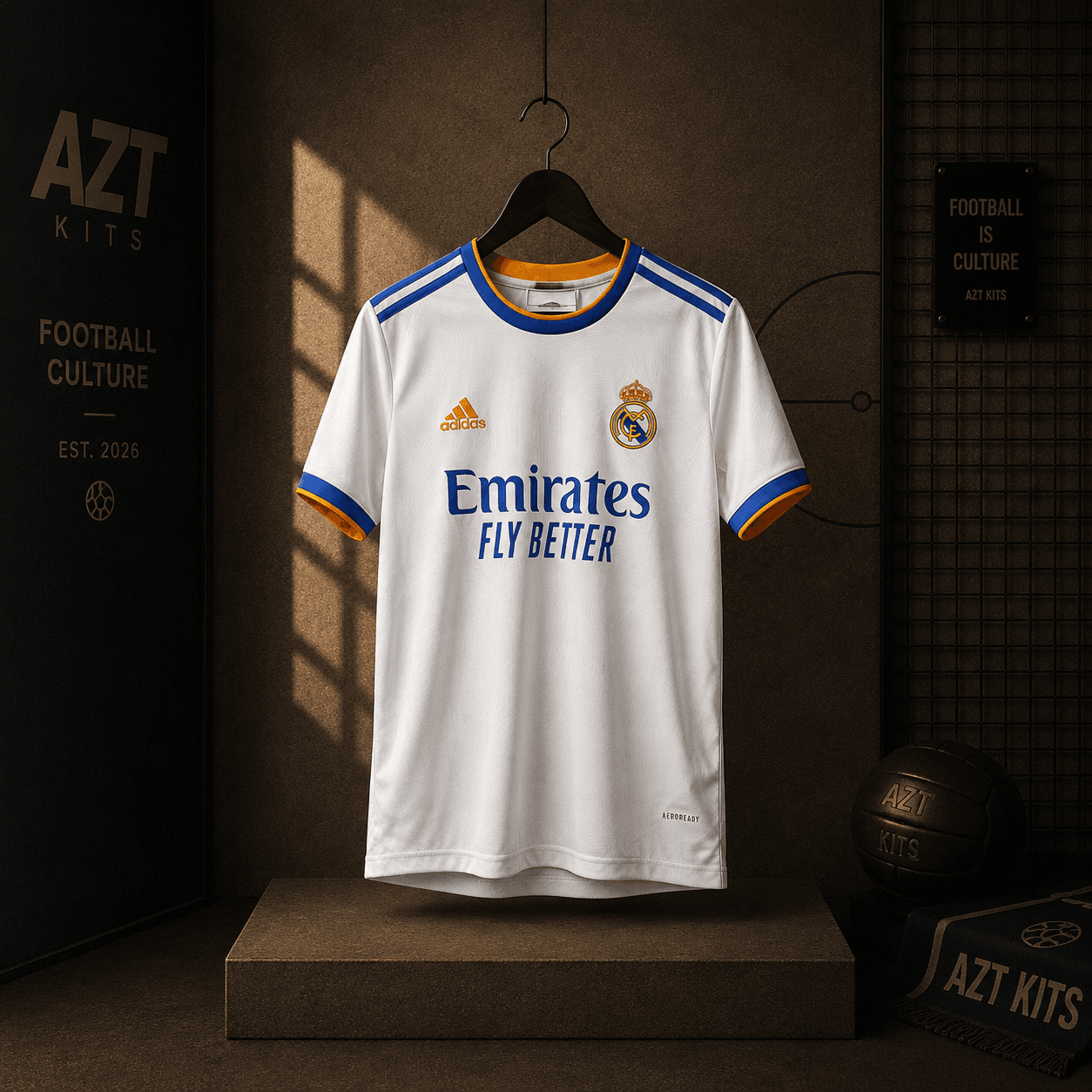 Real Madrid 2021/22 Home Jersey — Benzema #9 Edition