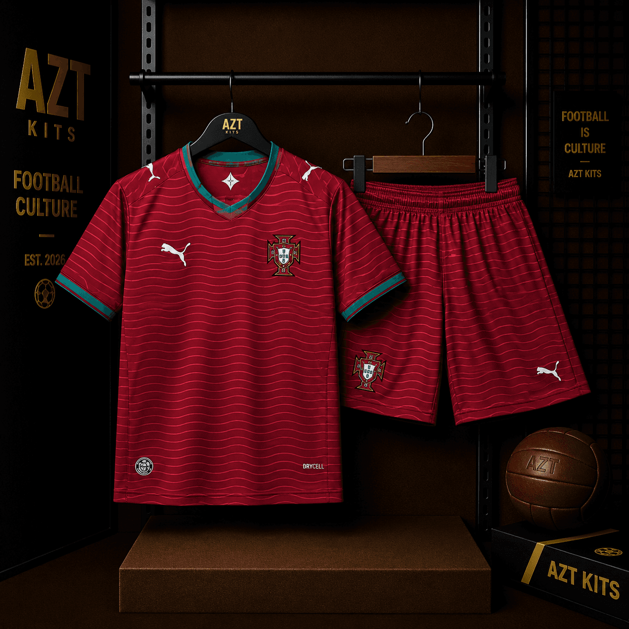 Portugal 2026 Home Kit — Puma Power of the Ocean Edition