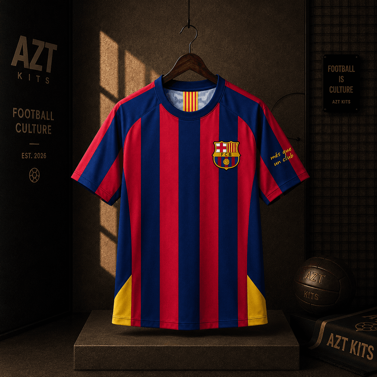 FC Barcelona 2004/05 Home Jersey — Ronaldinho #10 Edition