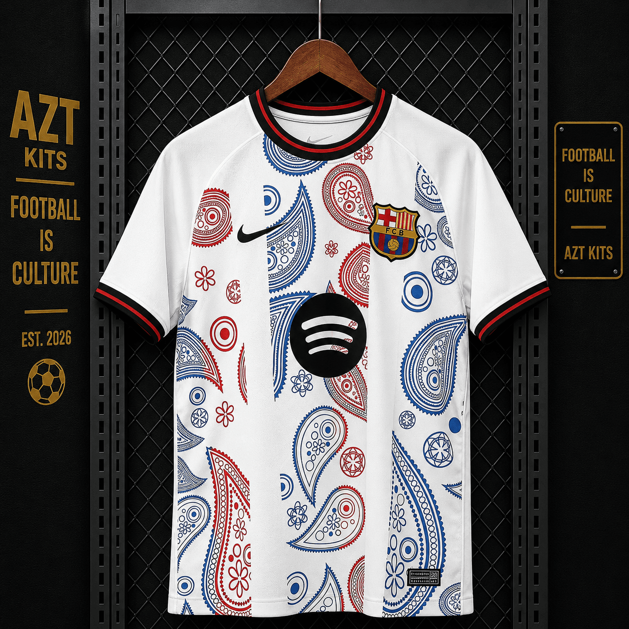 FC Barcelona “White Paisley” Concept Kit
