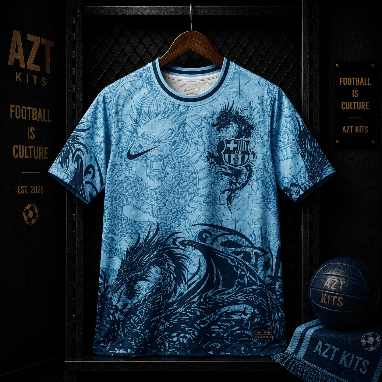 FC Barcelona Dragon Art Concept Kit