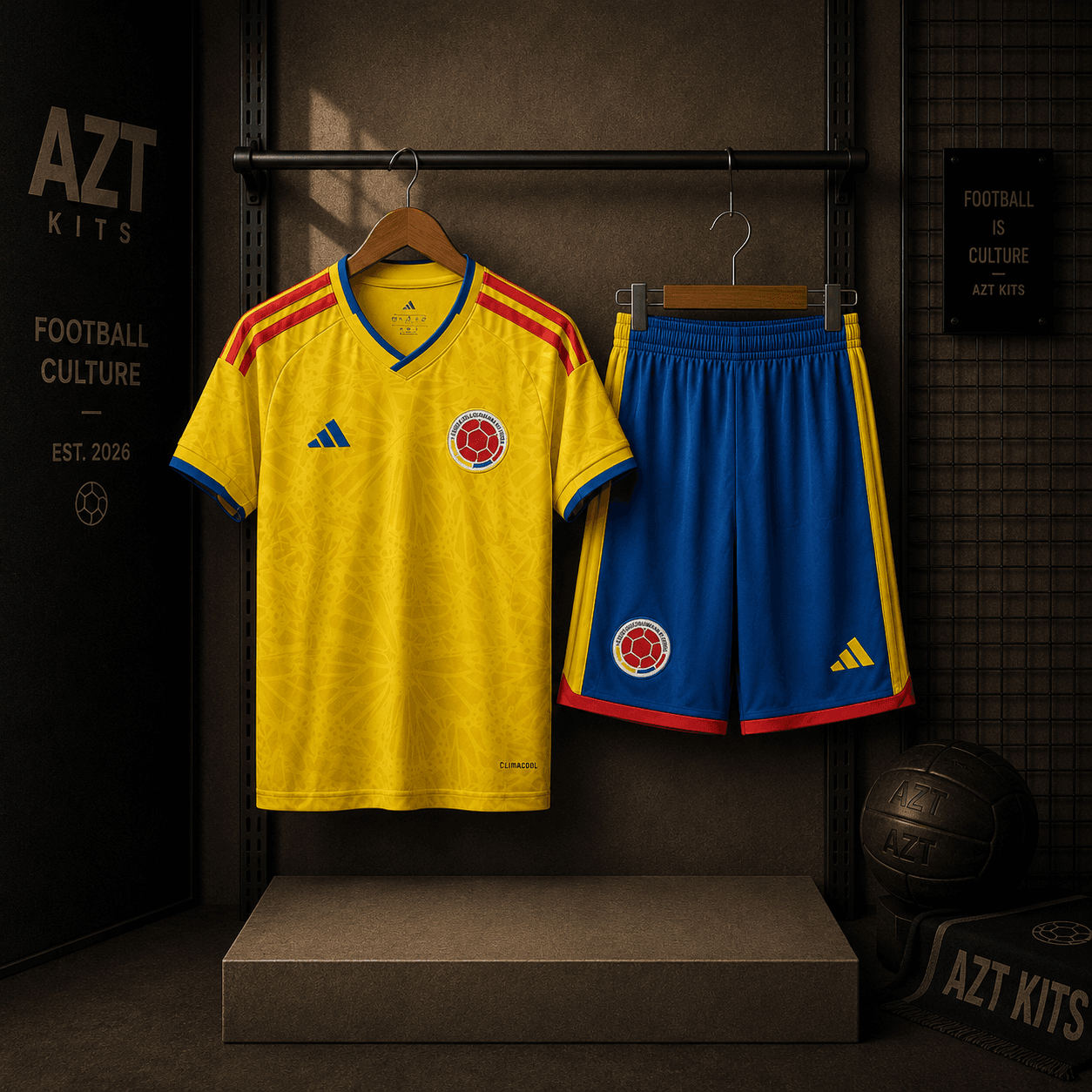 Colombia 2026 Home Kit — Adidas Magical Realism Edition