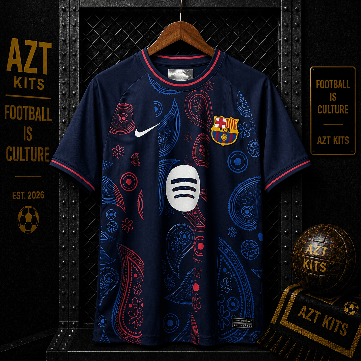 FC Barcelona “Paisley Night” Concept Kit