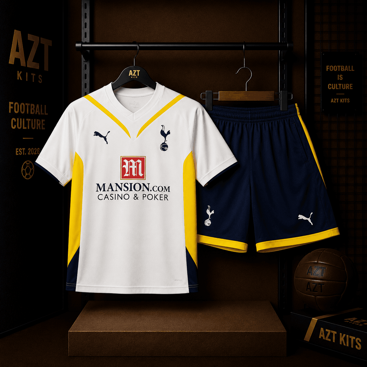Tottenham Hotspur 2006/07 Away Jersey — Mansion Edition