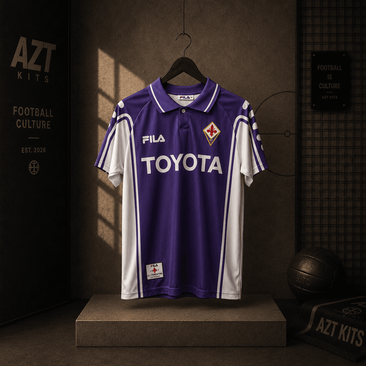 Fiorentina 1999/00 Home Jersey — Batistuta #9 Edition