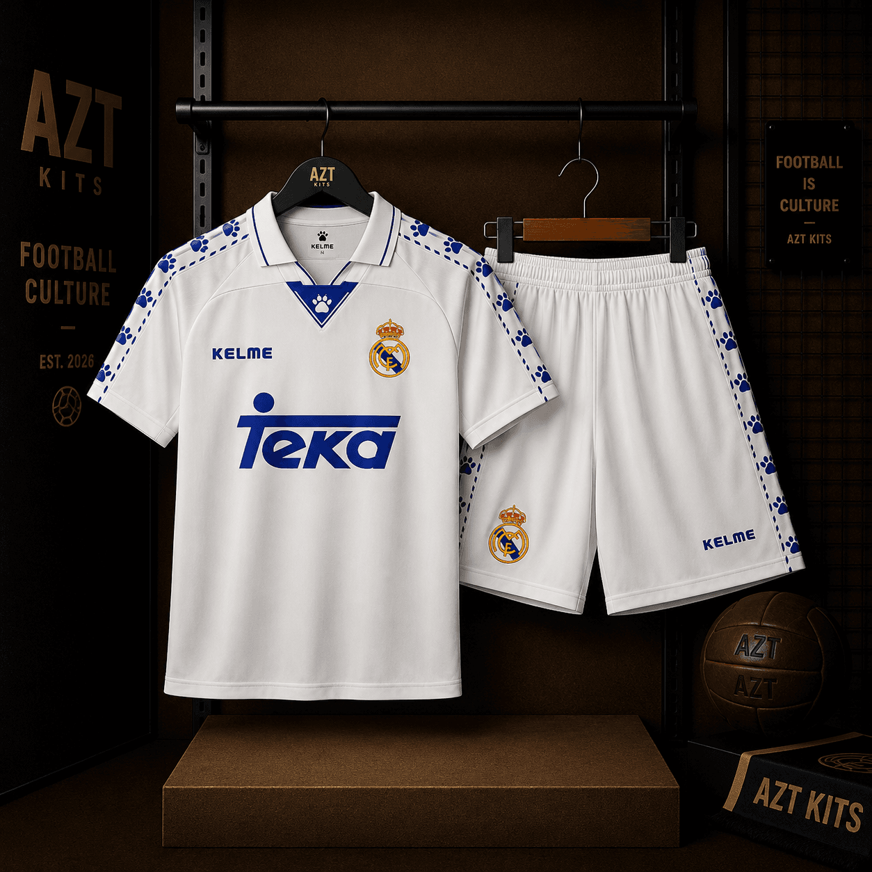 Real Madrid 1994/96 Home Jersey — Kelme Edition