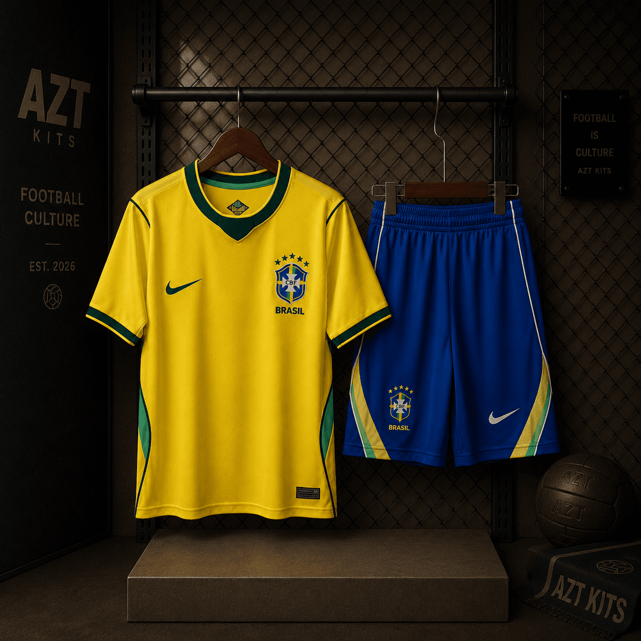 Brazil 2026 Home Kit — Nike Alegria Que Apavora Edition